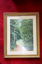 Buy  ( Rare Find) Vintage Oil Painting Framed, Titled The Old Wood.  • 45£