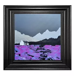 Buy Vital Original Scottish Highland Bothy Contemporary Painting Framed • 289£