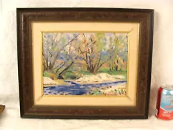 Buy Antique C R Hammond Impressionist River Landscape O/C Painting • 95.09£