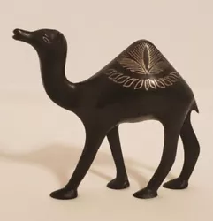 Buy Bidri Craft Black Camel With Silver Inlay Hand Made  • 24.80£