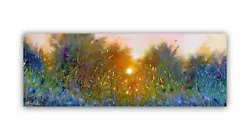 Buy Song Of The Autumn Wilds - Forest Dream Sunset Oil Painting  -By Jennifer TAYLOR • 265£