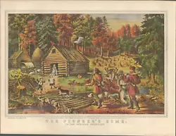 Buy Vintage 1952 American Currier And Ives Print From Lithograph Book 9x13 Size • 25.52£