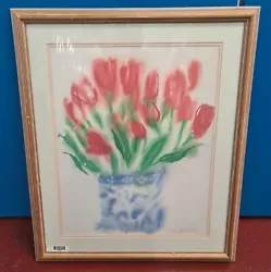 Buy Sally CARLAW, ( Scottish B. 1964) Original Signed  Watercolour Abstract Flowers  • 99.99£