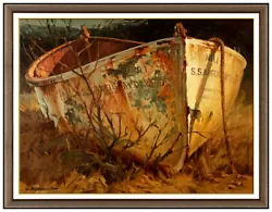 Buy WILLIAM Foster REESE Original Oil Painting On Canvas Signed Framed Artwork Boats • 3,043.59£
