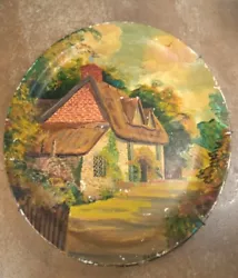 Buy Early 20th Century Oil On Ceramic Painting, By Welsh Artist, B V Parkyn • 13.95£