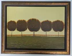 Buy W.J. Gibbons  Tree Line  Acrylic On Canvas 2017 • 126.07£