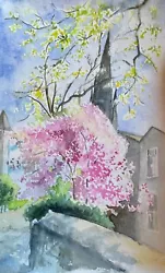 Buy Edinburgh Watercolour Painting Signed Original  • 10£