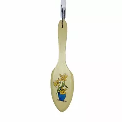 Buy Daffodil Wall Art Wooden Paddle Vintage Hand Painted 1979 Hanging • 24.78£