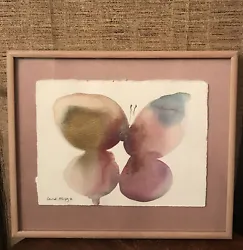 Buy Carol Grigg Original Watercolor Painting 1985, Butterfly, Signed, Not A Print • 944.05£