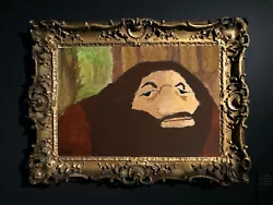 Buy Harry Potter - PS1 Hagrid. Original Artwork Signed. Portraiture. Canvas. • 1,000,000£