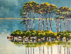 Buy Oil Painting, Scottish Landscape, Original, Signed • 86.50£
