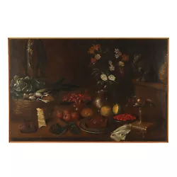 Buy Antique Painting Still Life Oil On Canvas Italy XVII Century • 11,020£