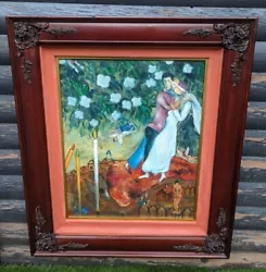 Buy MARK CHAGALL Signed LARGE FRAMED ORIGINAL OIL PAINTING  • 382.50£