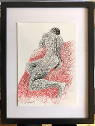 Buy ++Black INK On Paper Collectible  Nude Male Nude Signed Gay NOT PRINT Original 5 • 37.21£