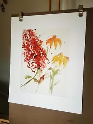 Buy Watercolour Paintings Flowers Original Artist • 5£