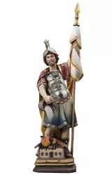 Buy Statue Saint Floriano Wooden Of Val Gardena Various Measures Range • 13,743.08£