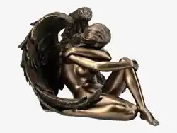 Buy Nude Naked Winged Female Angel Cold Cast Bronze & Resin Statue Sculpture Erotic • 73.50£