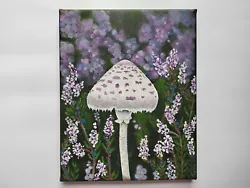 Buy Beautiful Mushroom Acrylic Painting Forest Nature Art Home Decor • 43.92£