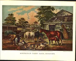 Buy Vintage 1952 American Currier And Ives Print From Lithograph Book 9x13 Size • 25.49£