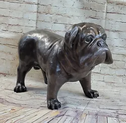 Buy Life Size English Bulldog Garden Yard Outdoor Indoor Bronze Statue Sculpture • 1,105.49£