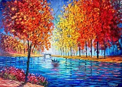 Buy Slava Ilyayev - Love In The Lake - Oil On Canvas - 101x142 Cm • 15,202.56£