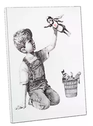 Buy Banksy Game Changer  Paint  Picture Print On Framed Canvas Wall Art Deco • 55.49£