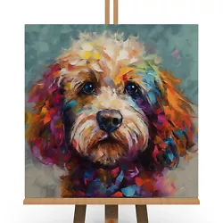 Buy Cockapoo Dog Labradoodle Cockerpoo Canvas Print Picture Painting Wall Art Gift • 10.79£