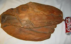 Buy Antique Usa Hand Carved Wood Baseball Glove Mitt Art Statue Mlb Sport Sculpture • 676.62£