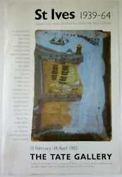 Buy Tate Gallery Exhibition Poster 1985 St Ives 1939-64 Alfred Wallis Painting # • 170£