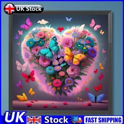 Buy 5D DIY Full Round Drill Diamond Painting Colourful Flowers Kit Home Decor30x30cm • 5.99£