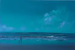 Buy Original Oil Painting William Jamison 6  X 4  Irish Ireland Beach Walk Dog Art • 4.20£