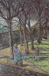 Buy Peter Coker RA (1926-2004) - Mid 20th Century Oil, Park Trees & Glass Houses • 5,317£