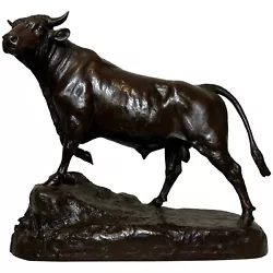 Buy 19th Century Bronze Animal Sculpture Prized Bull By Isidore Jules Bonheur • 8,500£
