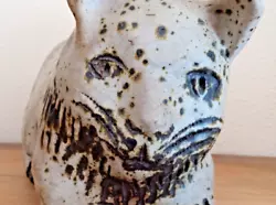 Buy Cat By Ellice T. Johnston Born 1916 Stoneware Hand-made One Of A Kind Fabulous • 1,170.85£