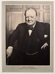 Buy 1940s Original French WWII Propaganda Poster, Winston Churchill (Portrait) RARE • 374.06£