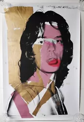 Buy Andy Warhol -Mick Jagger, Offset Lithograph • 30£