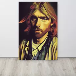 Buy Kurt Cobain - Van Gogh Style Painting - Original Art • 74.38£