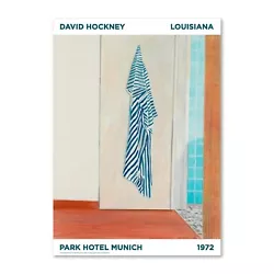 Buy David Hockney - Park Hotel Munich, Original Denmark Louisiana Museum Poster • 90£