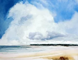 Buy Original Scottish Art  - Oil Painting - High Cloud Over Tentsmuir , Fife • 195£