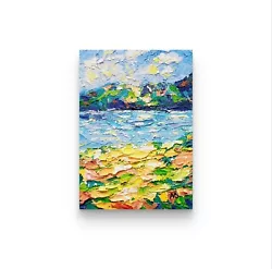 Buy California Landscape Oil Painting Poppy Original Art Diamond Valley Lake Hemet • 41.34£