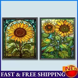Buy Paint By Numbers Kit DIY Oil Art Sunflower Picture Home Wall Decoration • 8.87£