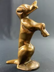 Buy Theme Carved Choose Dog Bronze Signed Yves Löhe • 155.28£