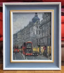 Buy Oxford Street, London, Oil Painting • 350£