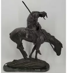 Buy A Very Large Bronze, American James Earle Fraser 1876-1953 Bronze  END OF TRAIL  • 20,081.11£
