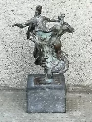 Buy Bronze Sculpture Dancer Tango Pike Style Fountain? Art Deco Dancer? Figure • 7,293.29£
