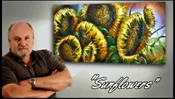Buy Sunflowers Painting Original Floral Scenic Wild  Decorative Art Mix Lang Cert.  • 1,440.33£