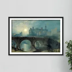 Buy J. M. W. / William Turner - Alnwick Castle (1829) Poster Painting Art Print • 8.50£
