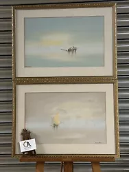 Buy Pair Of Antique Watercolours By German Artist Franz Hohne  • 275£