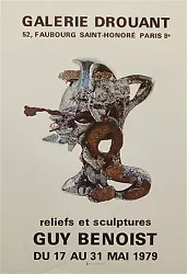 Buy 1979 Guy Benoist Reliefs & Sculptures Drouant Gallery P 714 • 51.39£