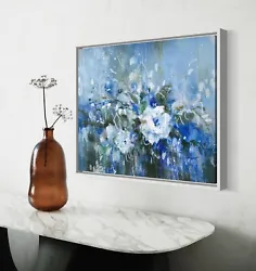 Buy Wild Sapphire - Unframed Original Floral Painting - By Jennifer TAYLOR • 165£